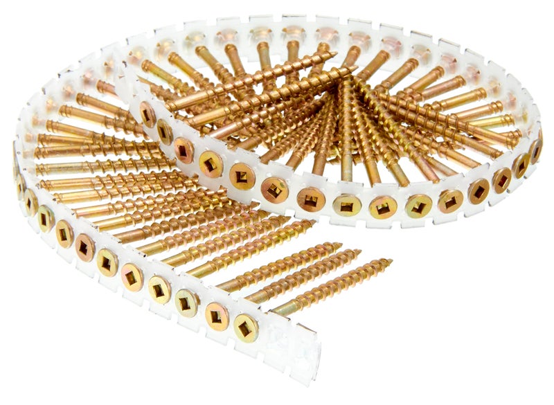 Senco 08F300Y DuraSpin #8 x 3-inch, Wood to Wood Collated Screw, 800 Ct. - Image 3